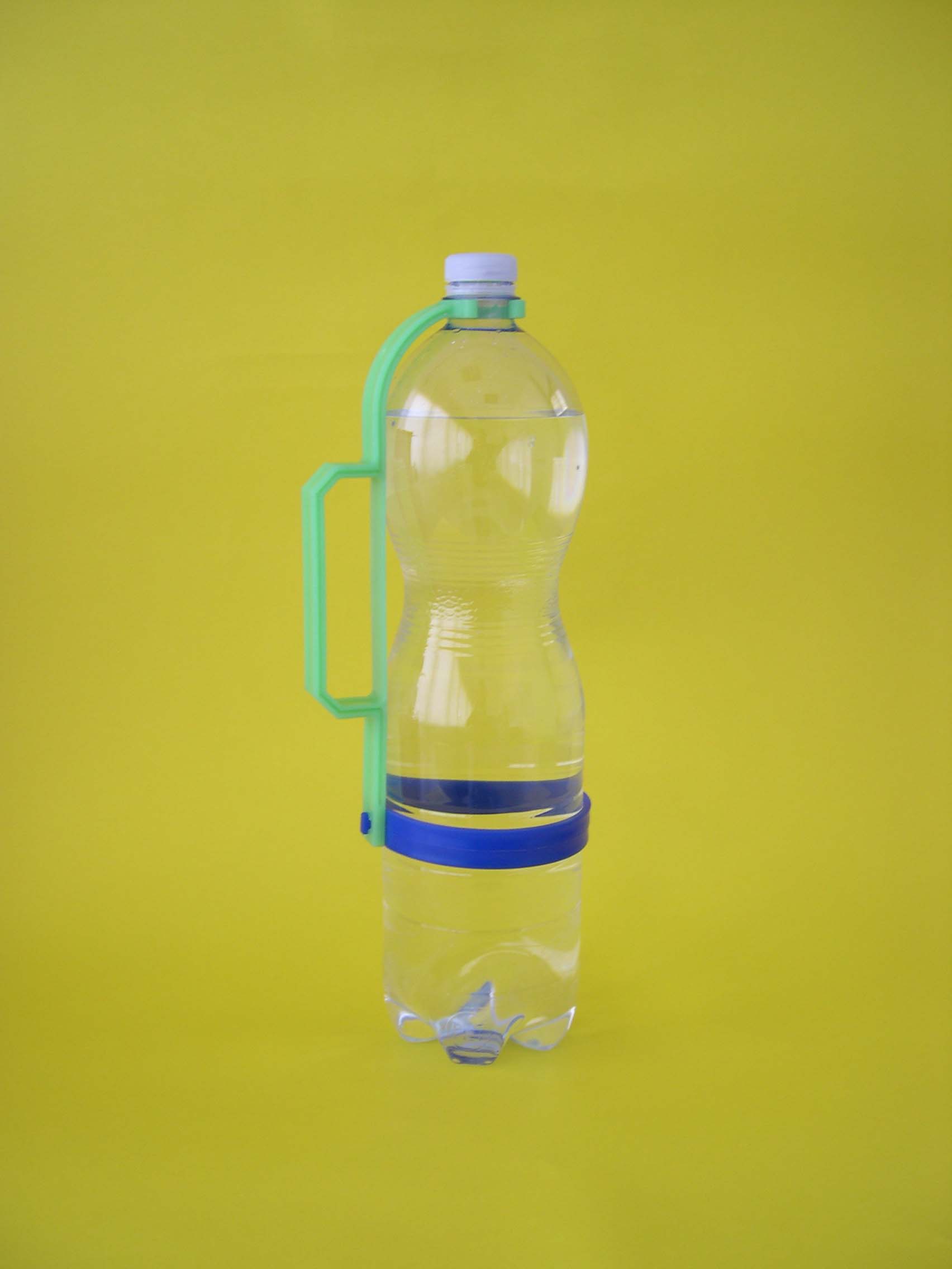 Manico porta bottiglie rotondo in plastica